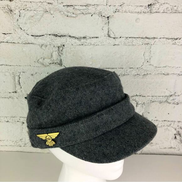 NWT Habitat Military Whitworth Grey Wool Hat - Picture 1 of 7